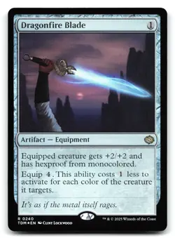 Dragonfire Blade Foil #240 Tarkir: Dragonstorm - Image 1