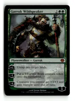 MTG | Garruk Wildspeaker | Garruk vs Liliana | Foil | Moderately Played| English - Image 1