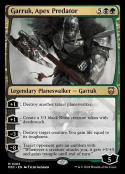 RIPPLE FOIL Garruk, Apex Predator (Ripple Foil) - Commander: Modern Horizons 3 ( - Image 1