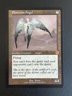 MTG Platinum Angel Retro Frame Mythic 41 - NM - BRO - Image 1