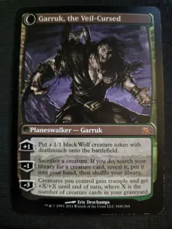 ​Garruk Relentless Garruk, the Veil-Cursed NM Innistrad MTG FREE SHIPPING - Image 2