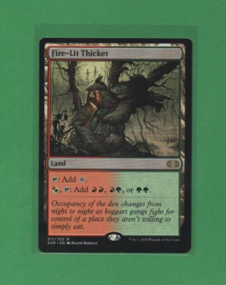 (1) MTG Double Masters Fire-Lit Thicket Rare 317/332 Pack Fresh!! - Image 1