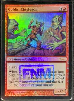 mtg magic Goblin Ringleader FOIL FNM ENGLISH meneur gobelin - Image 1