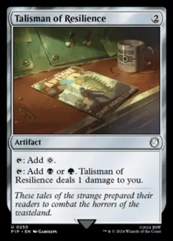 4x Talisman of Resilience x4 - Universes Beyond: Fallout (PIP) - Image 1