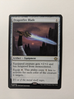 Dragonfire Blade Tarkir: Dragonstorm Regular MtG - Image 1