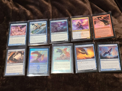 MTG Bird x10 Obscura Initiate(FOIL)Airdrop Condor/Rainbow Crow/Murder of Crows - Image 1