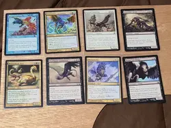 MTG Bird x8-Skymark Roc,Bloodtoll Harpy,Rainbow Crow,Fleetfeather Cockatrice - Image 1