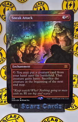 Sneak Attack (Borderless) Double Masters Foil - Image 1