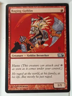 Raging Goblin - Magic 2010 Core Set M10 - Magic the Gathering MTG Nice! - Image 1