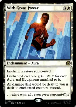 MTG With Great Power . . . Normal NM Marvel's Spider-Man Magic 24 - Image 1