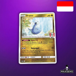 🔥 Pokemon Card - Dratini Promo KFC 185/SM-P - Indonesian 🔥 - Image 1