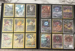 Pokemon trainer gallery galarian 178/190 + 21 full art cards lot w/binder - Image 1