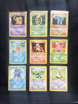 Pokemon Cards: Shadowless Base Set Complete Uncommons/Commons - Image 3