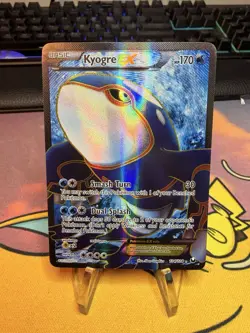 Pokemon TCG Kyogre-EX Dark Explorers Holo Full Art Ultra Rare Card 104/108 LP - Image 1