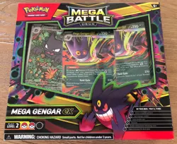 New Pokemon MEGA BATTLE DECK w/ GENGAR + HAUNTER 027 Illustration Rare Promo - Image 4