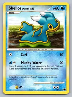 Pokemon TCG Majestic Dawn Shellos East Sea 73/100 - Image 1