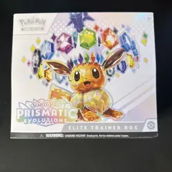 Pokemon TCG Scarlet Violet Prismatic Evolutions Elite Trainer Box ETB New Sealed - Image 1