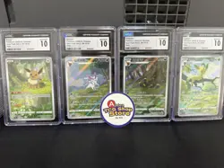 Cgc10 Pokemon Chinese exclusive Eevee Gem Pack 2 CBB2C Holo Full Art 4-piece set - Image 1