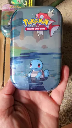 Pokemon Mini Tins - set of 4 empty tins, Eevee, Pikachu, Charmander, Squirtle - Image 5