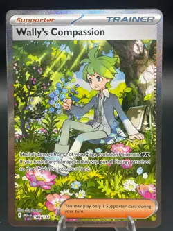 Wally's Compassion - 186/132 - SIR - Mega Evolutions - Pokemon TCG MINT NEW - Image 1