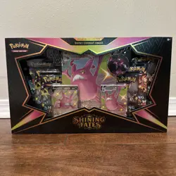 SEALED! Pokemon Shining Fates Premium Collection Shiny Crobat Box (7 Packs) - Image 1