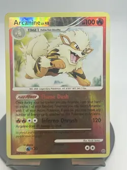 Pokemon TCG Arcanine 22/132 Secret Wonders Reverse Holo Rare MP - Image 1