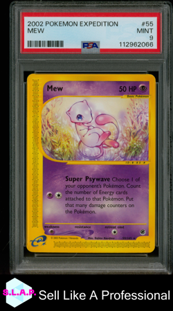 MEW POKEMON EXPEDITION 2002 55 PSA 9 - Image 1