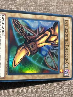 YuGiOh! LEFT LEG OF THE FORBIDDEN ONE YGLD-ENA19 ULTRA RARE Unlimited NM 1996 - Image 2