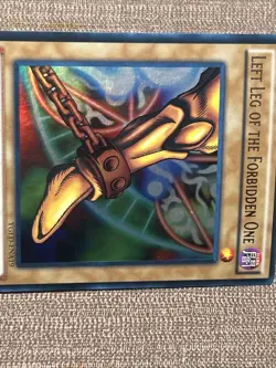 YuGiOh! LEFT LEG OF THE FORBIDDEN ONE YGLD-ENA19 ULTRA RARE Unlimited NM 1996 - Image 3