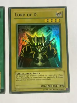 Yugioh Lord of D. SDK-041 Flute of Summoning Dragon SDK-042 Max Faded - Image 2