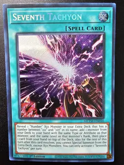 Seventh Tachyon Secret Rare MZTM-EN016 1st Edition - Image 1