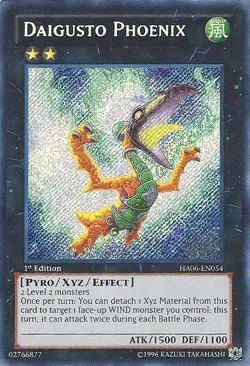 Yugioh! LP Daigusto Phoenix - HA06-EN054 - Secret Rare - 1st Edition Lightly Pla - Image 1
