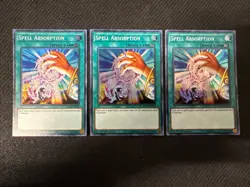 Yugioh *Spell Absorption 1st Edition X3 Super Rare* (NM) INCH-EN053 - Image 1