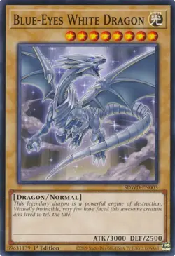 Yugioh! Blue-Eyes White Dragon - SDWD-EN003 - Common - 1st Edition Near Mint, En - Image 1