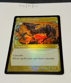 Magic the Gathering MTG The First Sliver x1 FOIL Card NM/M Future Sight Promo - Image 1