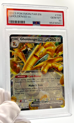 Pokemon Cards - PSA 10 Gholdengo EX 139/182 - Paradox Rift - GEM MT - PSA10 - Image 4