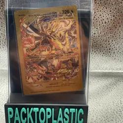 Pokemon Kyurem The Ultimate Dragon Lord GX Gold Foil Fan Art Card 2024 P1 - Image 1