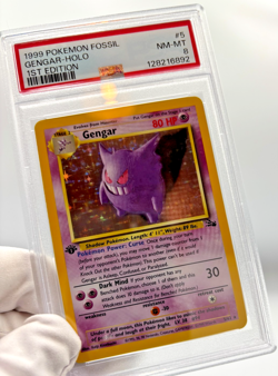 Pokemon Cards - PSA 8 1st Edition Gengar 5/62 - Fossil Set - NM-MT - PSA8 - Image 4