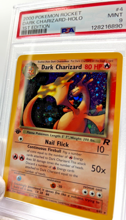 Pokemon Cards - PSA 9 1st Edition Dark Charizard 4/82 - Team Rocket - MINT PSA9 - Image 5