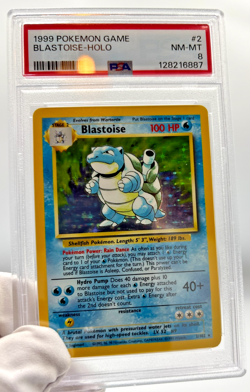 Pokemon Cards - PSA 8 Blastoise 2/102 - Base Set Holo - NM-MT - PSA8 - Image 4