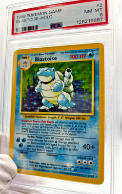 Pokemon Cards - PSA 8 Blastoise 2/102 - Base Set Holo - NM-MT - PSA8 - Image 5