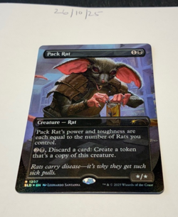 Magic the Gathering MTG Pack Rat Rainbow FOIL Card NM/M Secret Lair - Image 1
