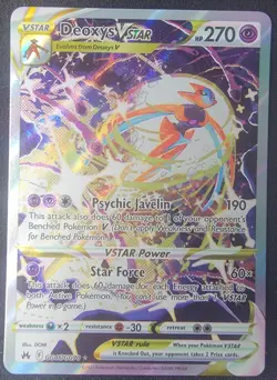 Deoxys VSTAR Crown Zenith: Galarian Gallery Holo Card GG46/GG70 NM/M Condition - Image 1