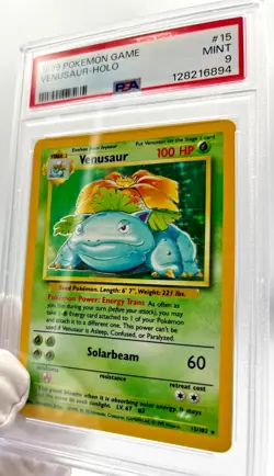 Pokemon Cards - PSA 9 Venusaur 15/102 - Base Set Holo - MINT - PSA9 - Image 4