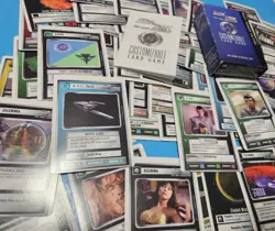 STAR TREK The Next Generation CUSTOMIZABLE CARD GAME 60 Card Starter Set Opened - Image 4