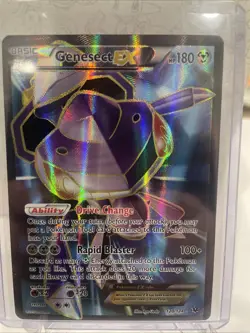 Pokemon Card Genesect EX 120/124 XY Fates Collide Ultra Rare Full Art NM - Image 1