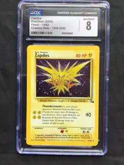 Pokemon Cards: Fossil Rare Holo: Magneton 11/62 CGC 8 - Image 2
