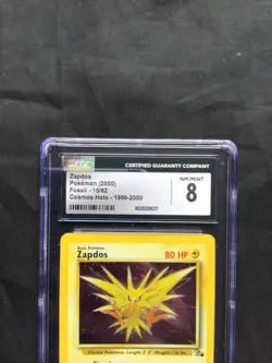 Pokemon Cards: Fossil Rare Holo: Magneton 11/62 CGC 8 - Image 3