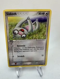 Slakoth 63/108 LP - EX Power Keepers Pokemon Card - Tomokazu Komiya Art - Image 1