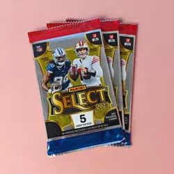 NFL TRADING CARDS PANINI SELECT 2023 ENGLISH LOT 3X PACKS - Image 1